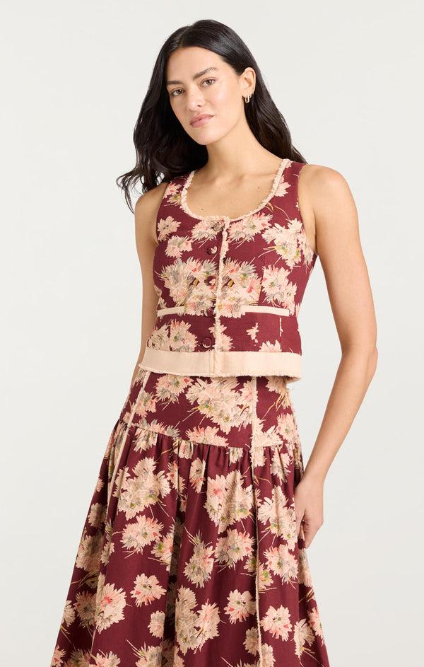 Sept Cinq Mae Bouquet Rowena Top Woven Tops