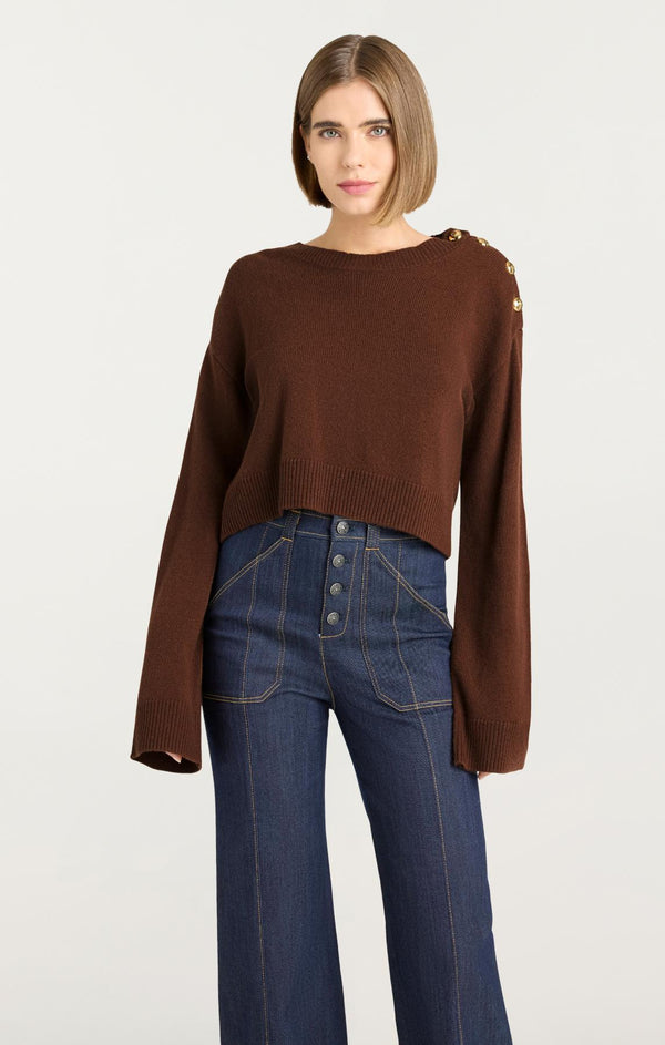 Sept Cinq Marla Cashmere Pullover Sweater Knits