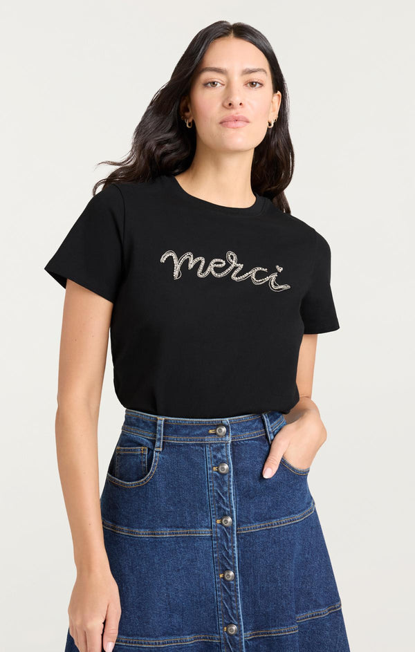 Sept Cinq Merci Chain Tee Knit Top