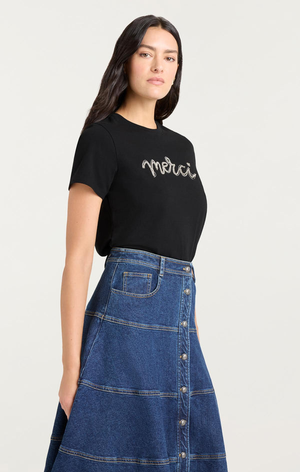 Sept Cinq Merci Chain Tee Knit Top