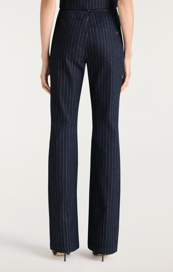 Sept Cinq Metallic Pinstripe Shailene Pant Pants