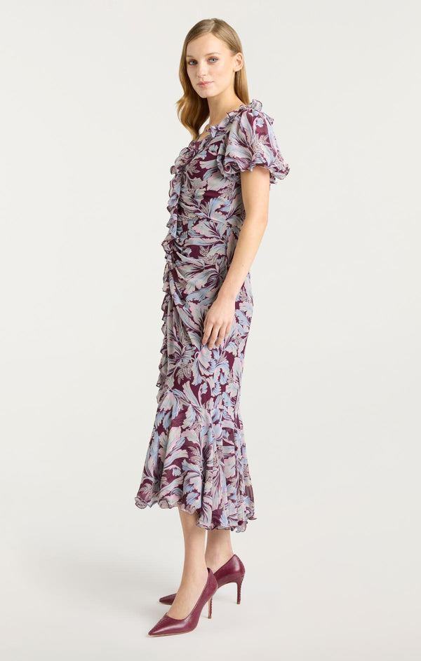 Sept Cinq Multi Tulip Clio Dress Dress