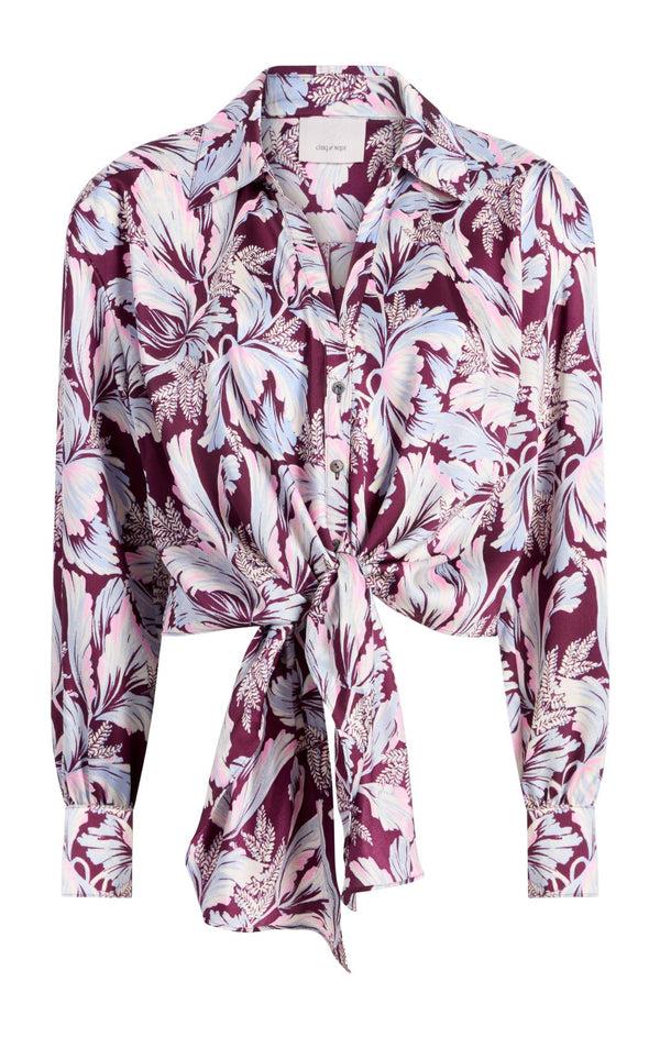 sept cinq Multi Tulip Marianna Top Woven Tops