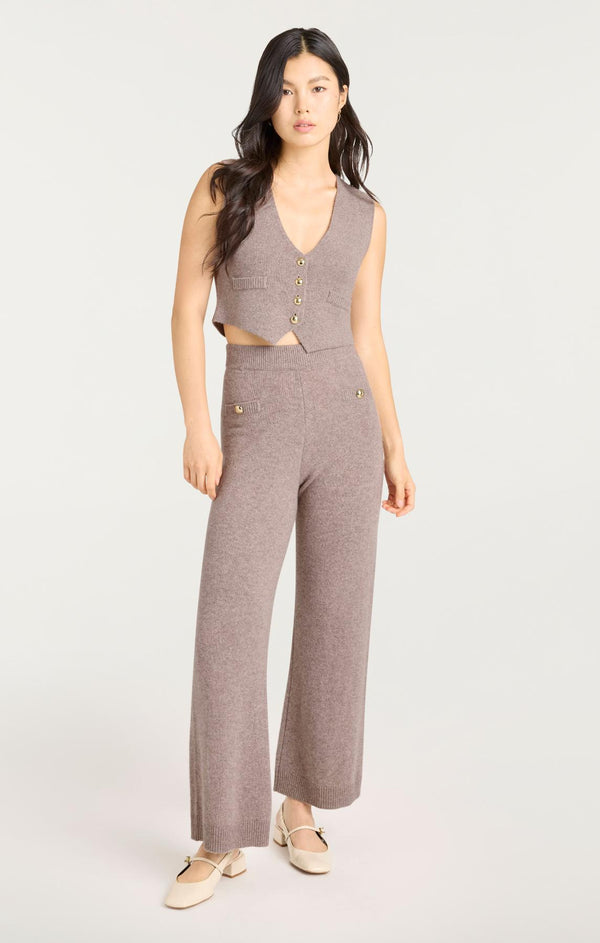 Sept Cinq Mykah Cashmere Vest Sweater Knits