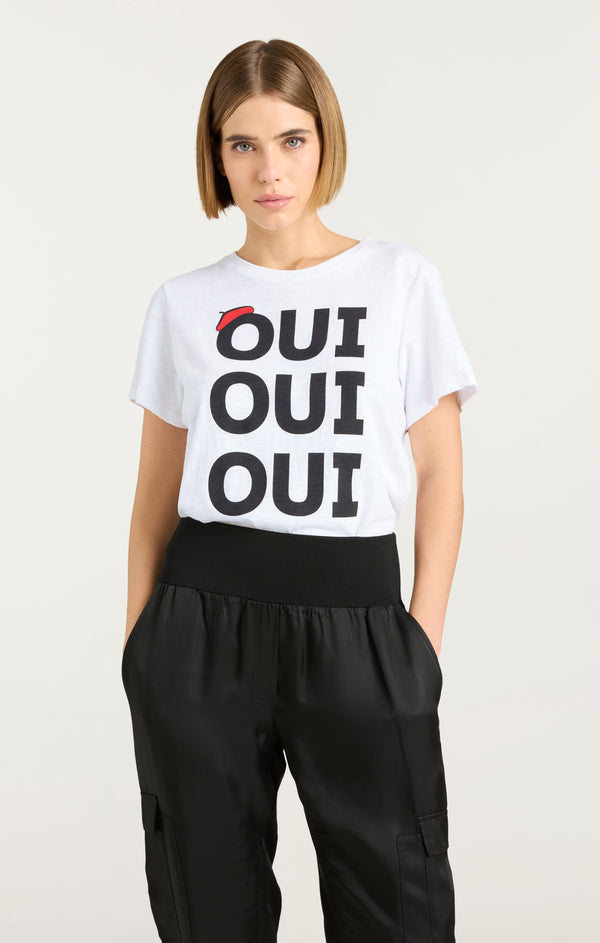 Sept Cinq Oui Oui Oui Shrunken Tee Tees