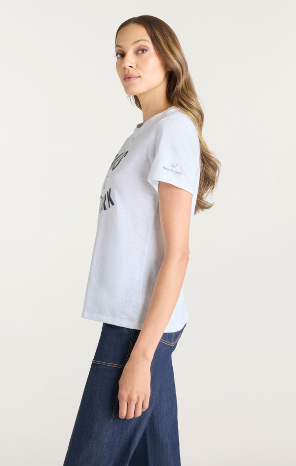 Sept Cinq Paris New York Tee Knit Top