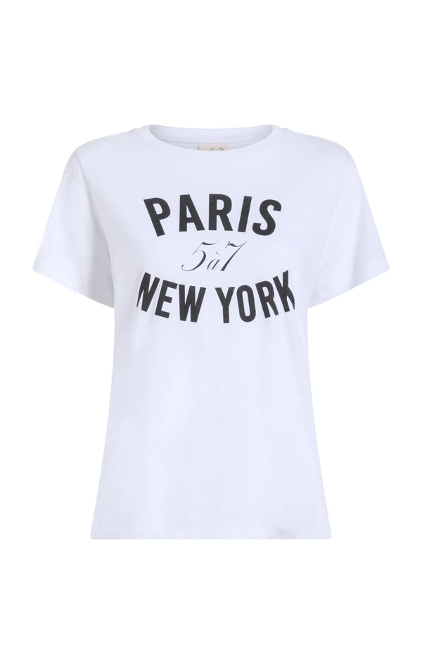 sept cinq Paris New York Tee Knit Top