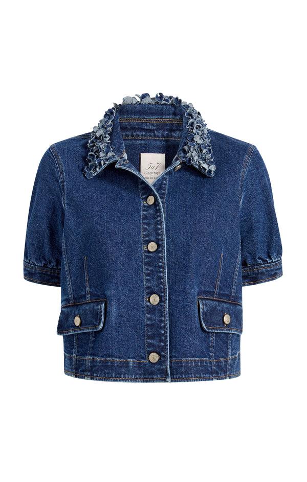 sept cinq Petal Ethel Jean Jacket Jacket