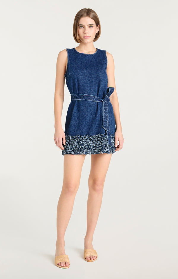 Sept Cinq Petal Mindie Jean Dress Dress