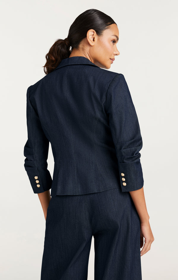 Sept Cinq Petit Khloe Jean Blazer Jackets
