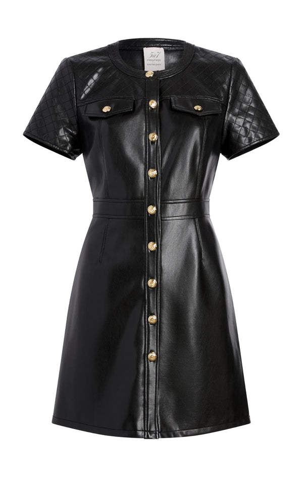 sept cinq Quilted Layla Dress Dress