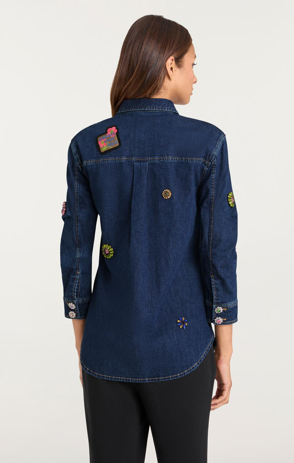 Sept Cinq Retro Love Vera Jean Jacket Jacket