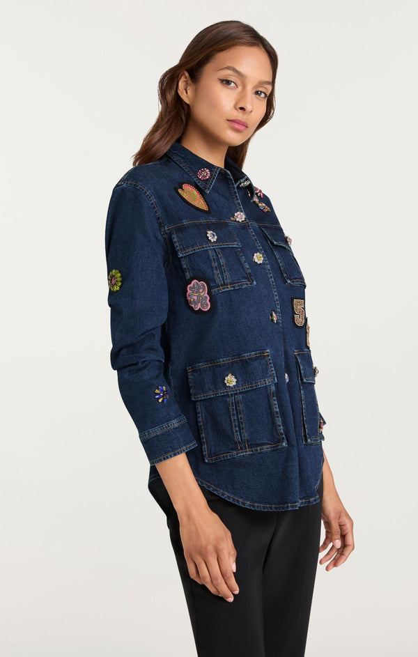 Sept Cinq Retro Love Vera Jean Jacket Jacket