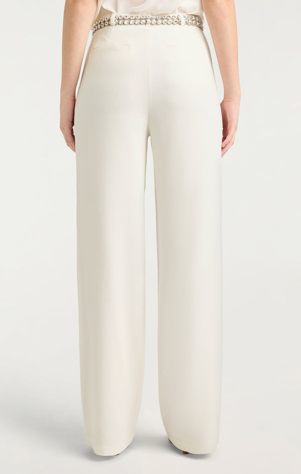 Sept Cinq Rhinestone Belt Ester Pant Pants