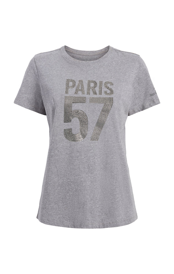 sept cinq Rhinestone Paris 57 Tee Tees