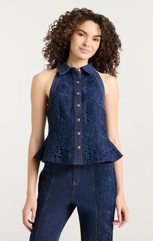 Sept Cinq Ronin Jean Top Woven Tops