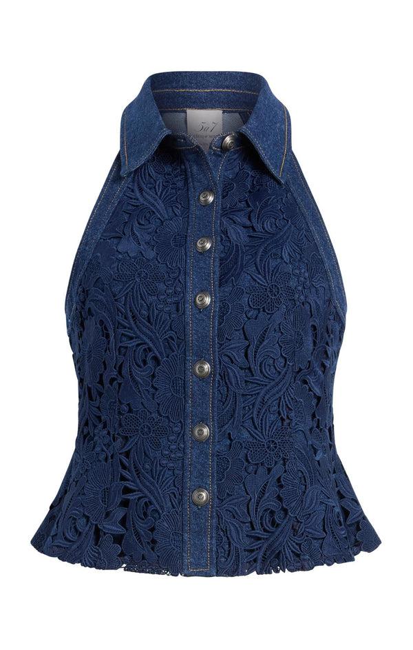 sept cinq Ronin Jean Top Woven Tops