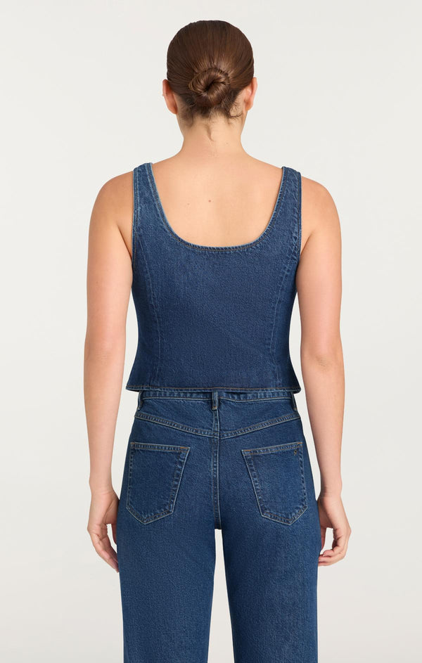 Sept Cinq Rowena Jean Top Woven Tops