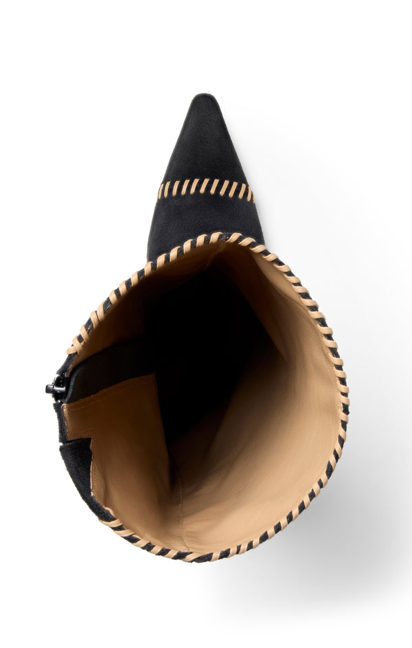 Sept Cinq Sandra Whipstitch High Heel Boot Boot