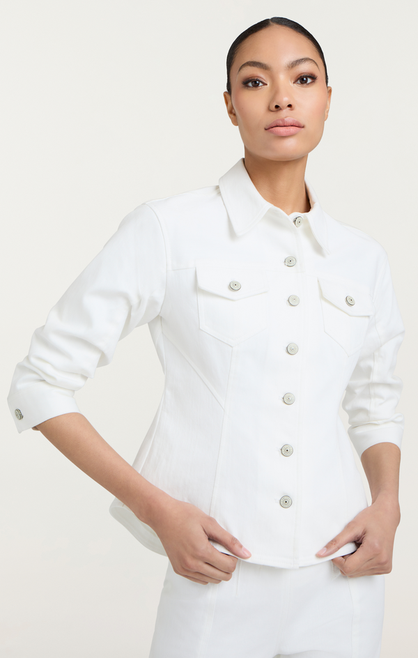 Sept Cinq Scrunched Canyon Jean Jacket Jackets