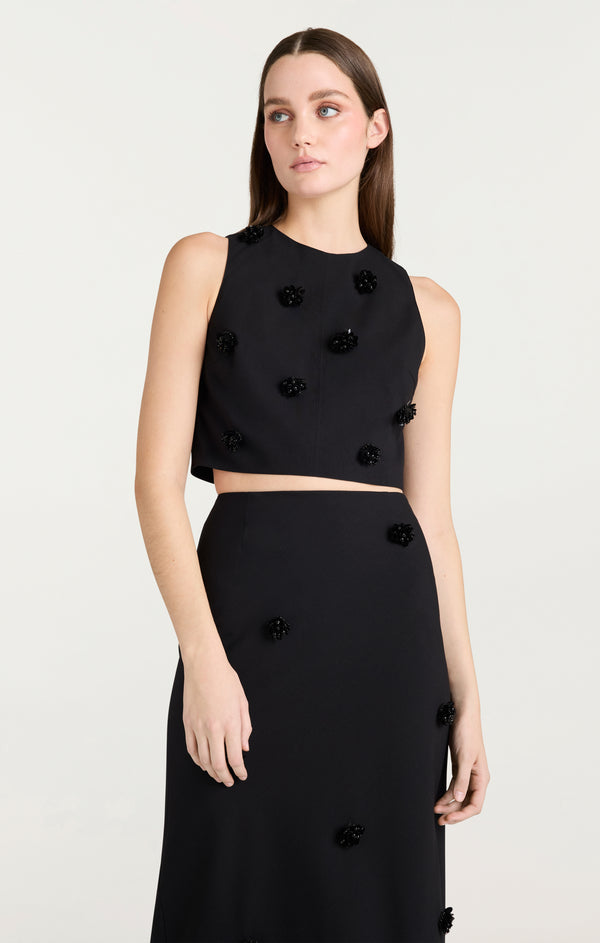 Sept Cinq Sequin Dot Abbie Top Tops