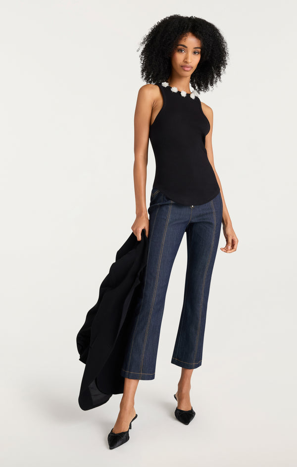 Sept Cinq Sequin Dot Lizzie Tank Tops