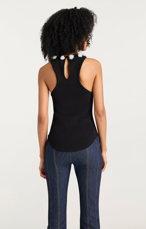 Sept Cinq Sequin Dot Lizzie Tank Tops