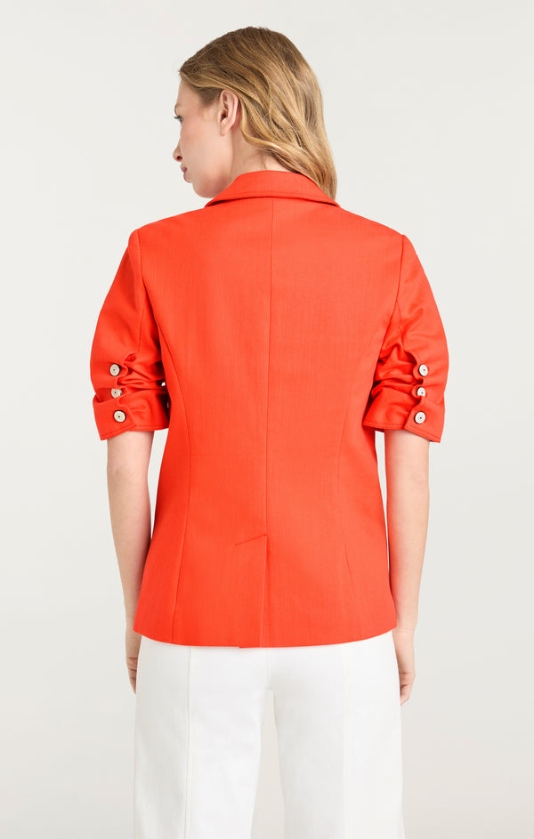 Sept Cinq Short Sleeve Khloe Jean Blazer Blazer