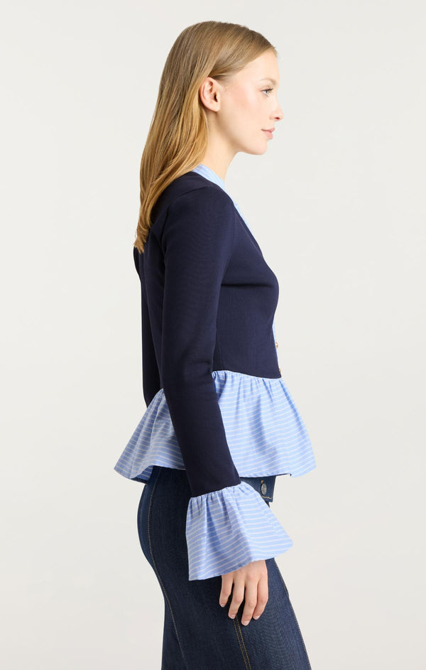 Sept Cinq Skai Top Knit Top