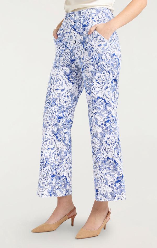 Sept Cinq Sketchbook Floral Benji Jeans Pants