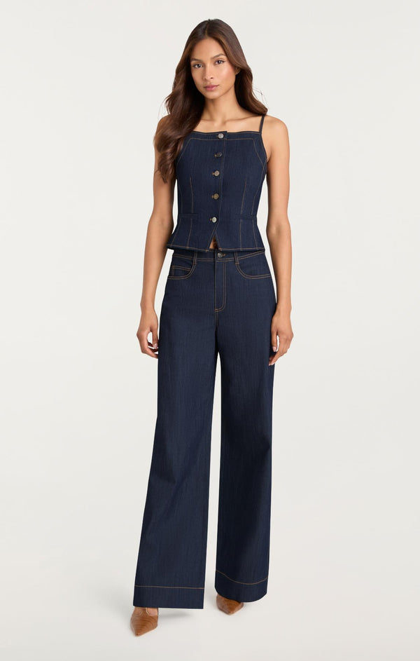 Sept Cinq Sloane Jean Top Woven Tops
