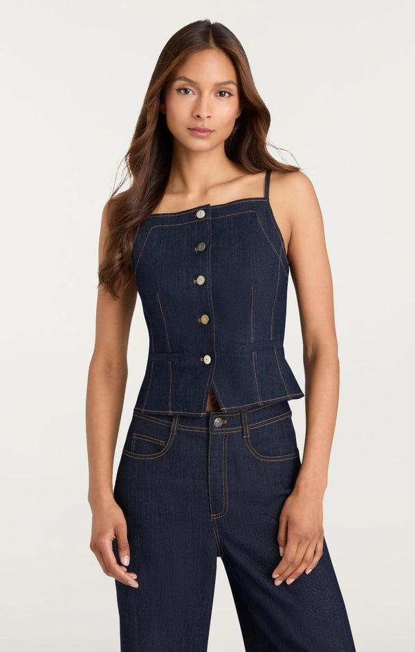 Sept Cinq Sloane Jean Top Woven Tops