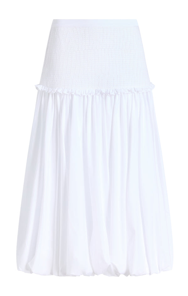 sept cinq Smocked Ellah Skirt Skirt