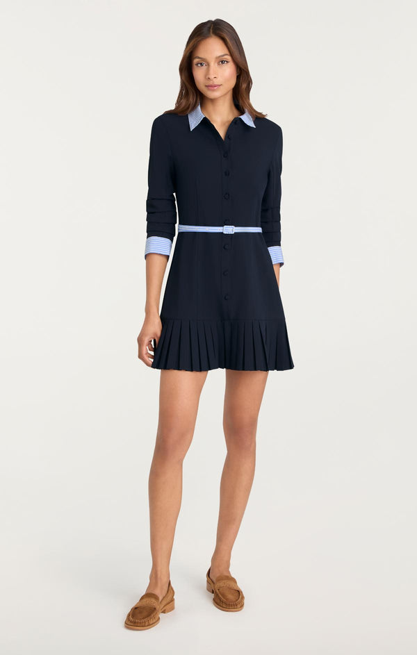 Sept Cinq Stripe Shirting Lucilla Dress Dress