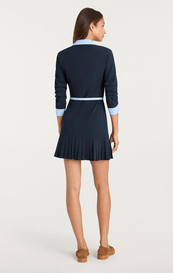 Sept Cinq Stripe Shirting Lucilla Dress Dress