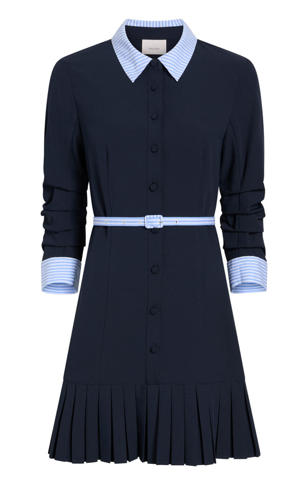 sept cinq Stripe Shirting Lucilla Dress Dress