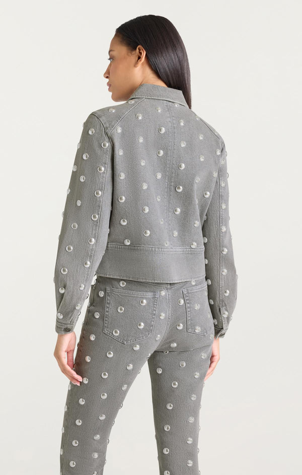 Sept Cinq Studded Harriet Jean Jacket