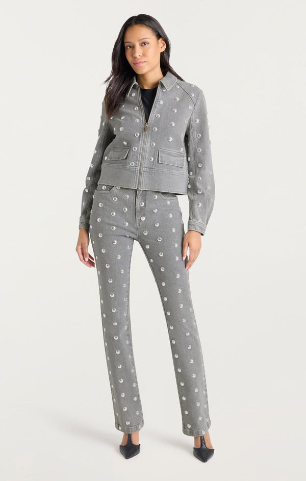 Sept Cinq Studded Harriet Jean Jacket