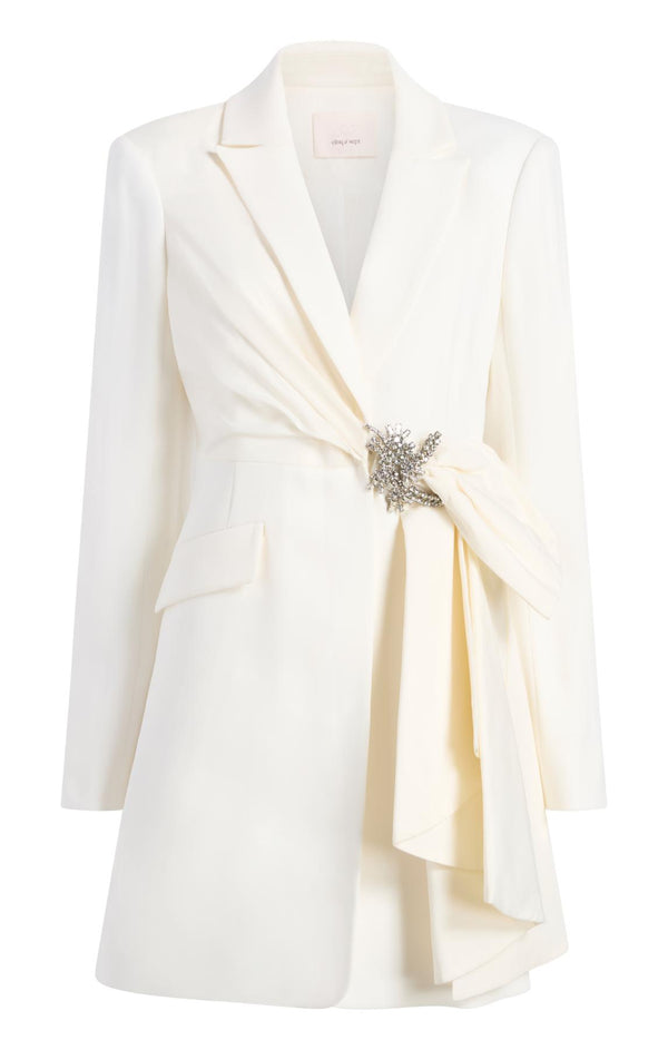 sept cinq Taffeta Bow Cheyenne Dress Dress