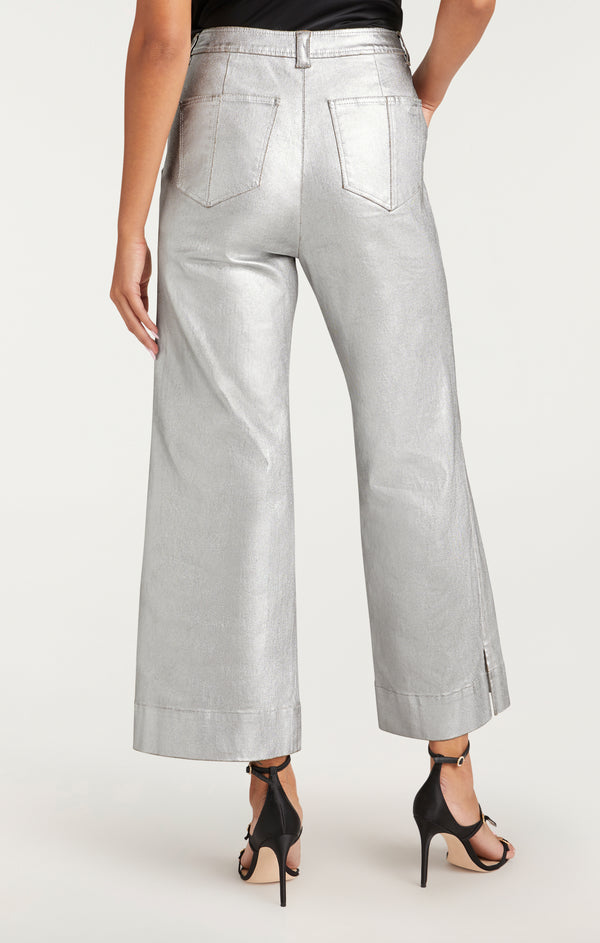 Sept Cinq Textured Foil Benji Jeans Pants