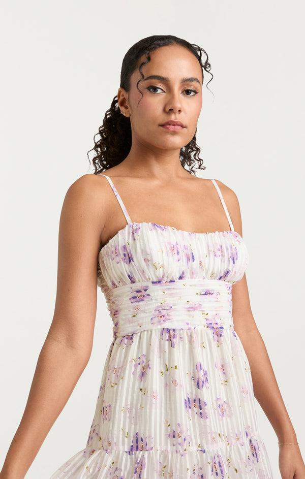 Sept Cinq Tossed Poppies Joie Dress Dress