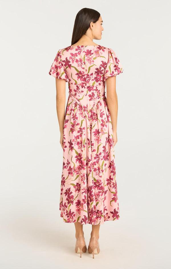Sept Cinq Trailing Hibiscus Katlin Dress Dress
