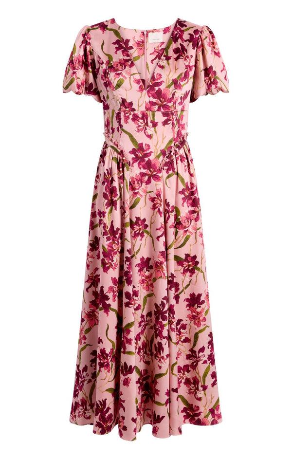 sept cinq Trailing Hibiscus Katlin Dress Dress