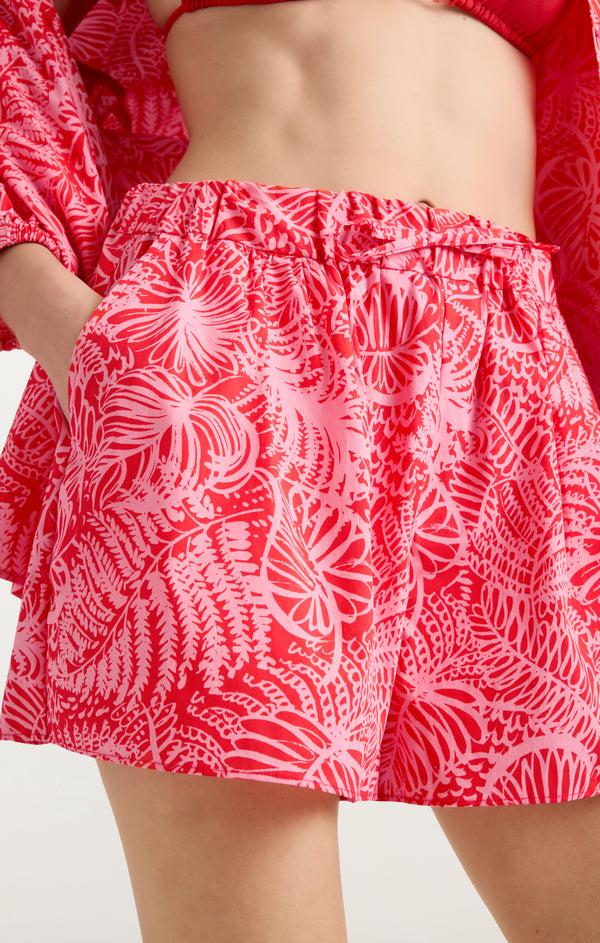 Sept Cinq Tropical Inkblot Jacques Short Shorts