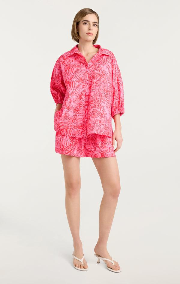 Sept Cinq Tropical Inkblot Jacques Top Tops