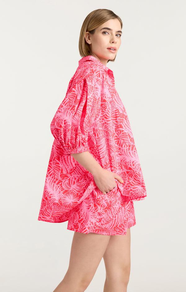 Sept Cinq Tropical Inkblot Jacques Top Tops