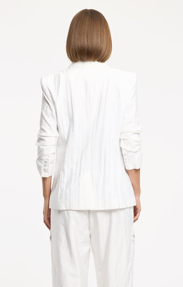 Sept Cinq Tumbled Woven Khloe Blazer Jackets