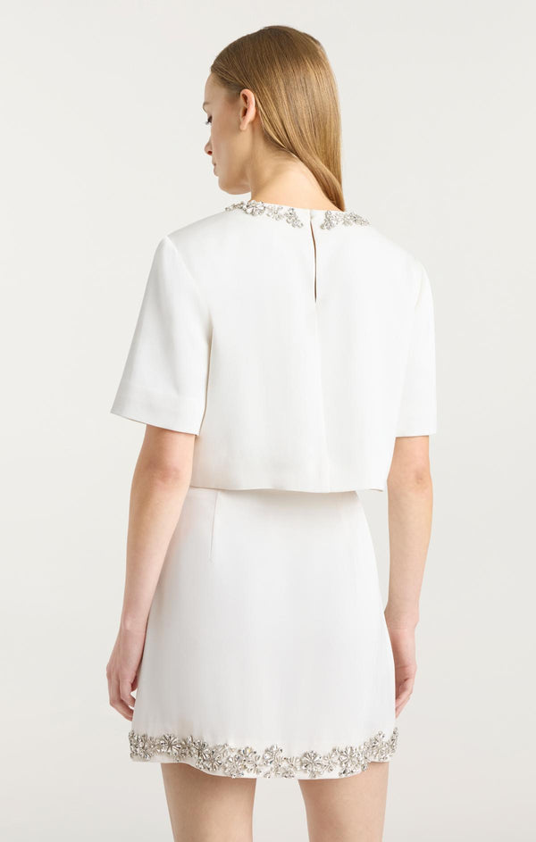 Sept Cinq Tumbling Flowers Adona Top Woven Tops