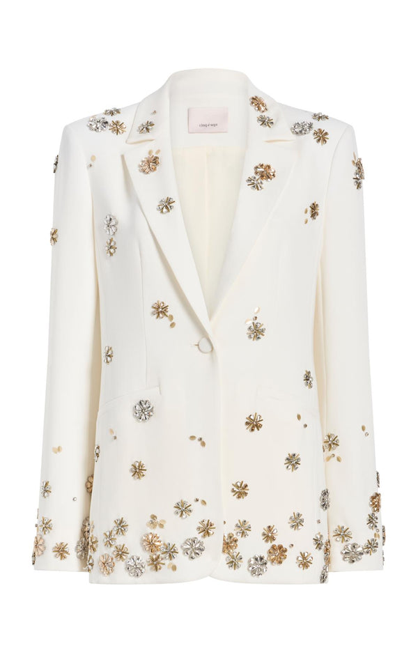 sept cinq Tumbling Flowers Karlie Blazer