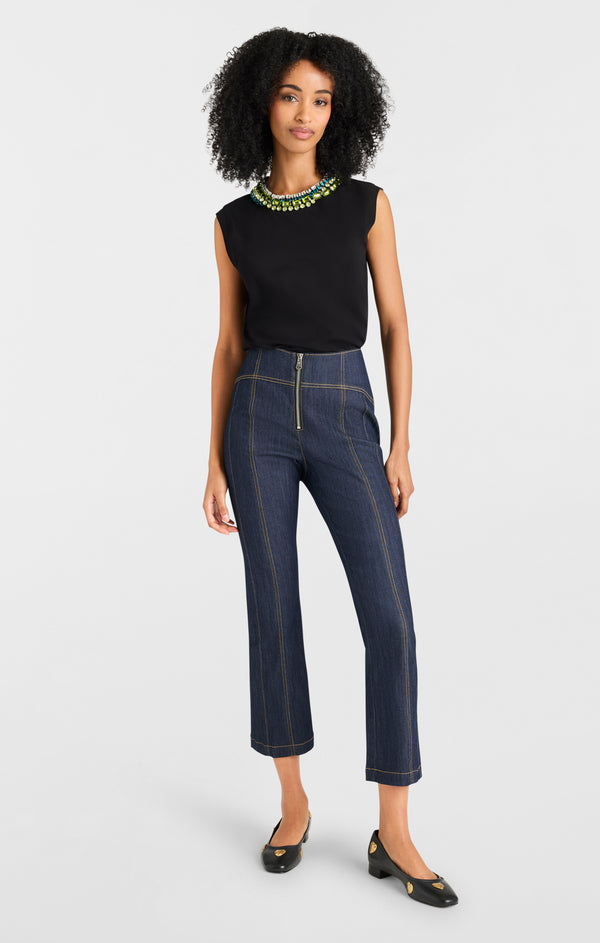 Sept Cinq Twist Necklace Blaine Tee Tops